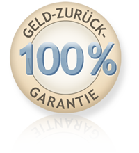 Wir garantieren Ihnen 100%-tige Zufriedenheit Wir garantieren Ihnen Zufriedenheit